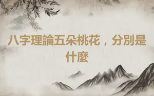 八字理論五朵桃花，分別是什麼
