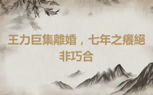王力巨集離婚，七年之癢絕非巧合