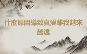 什麼原因導致真愛離我越來越遠