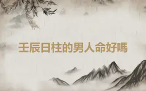 壬辰日柱的男人命好嗎